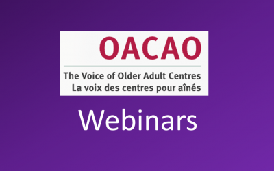 Free  OACAO Workshops- May 25, June 15