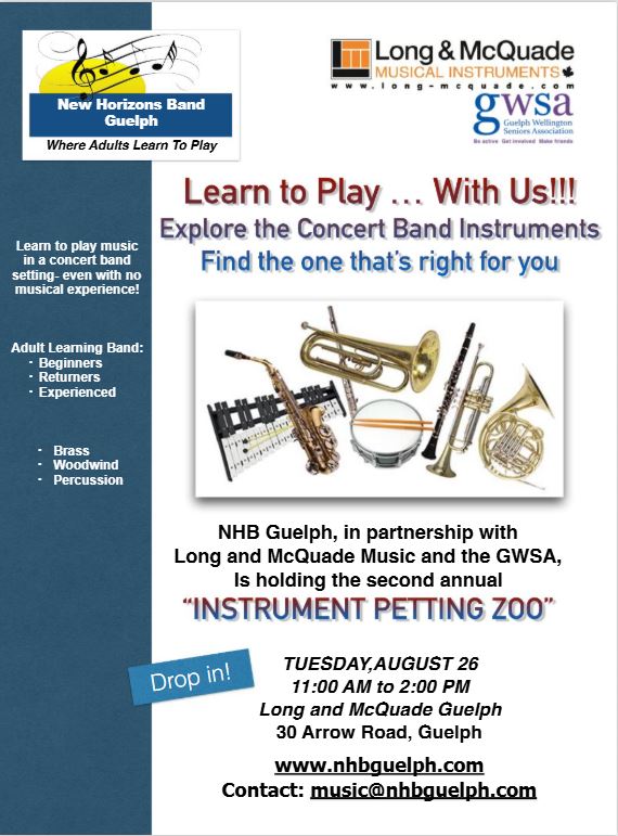 Band Instrument Petting Zoo